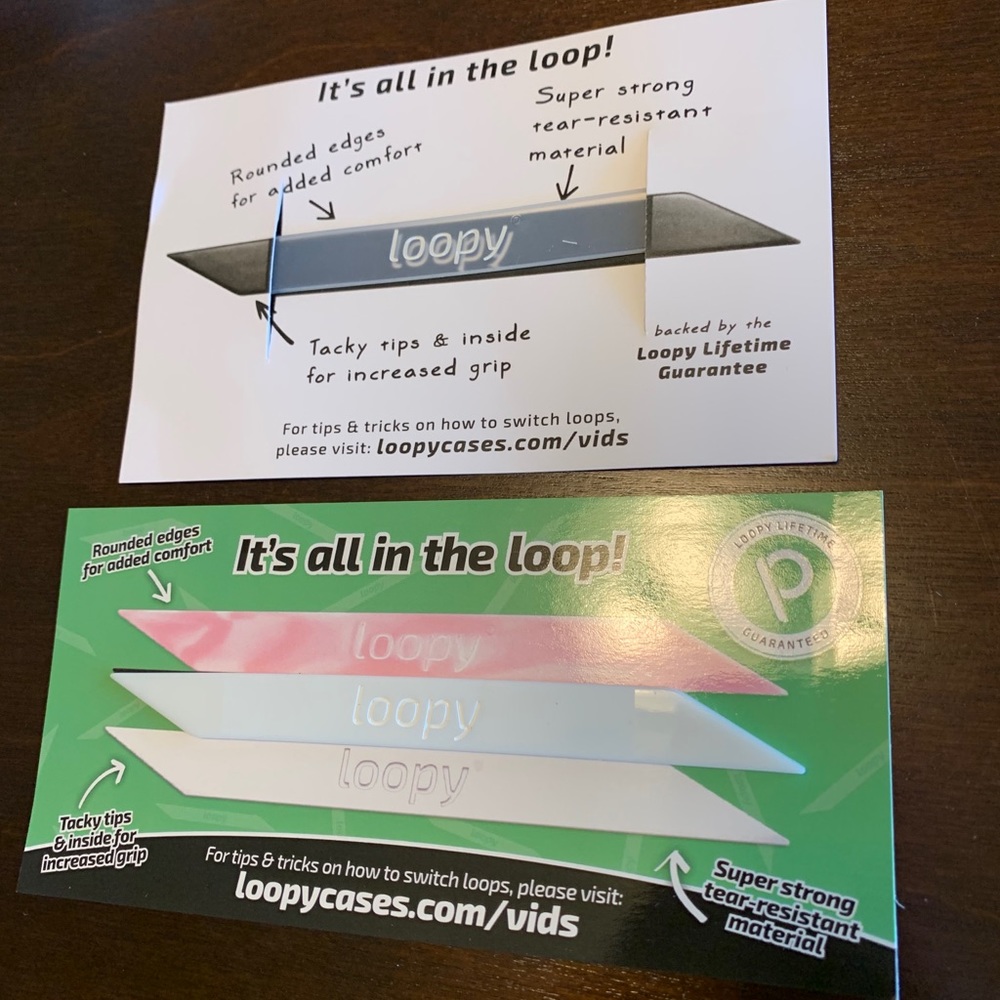 Loopy case bands
